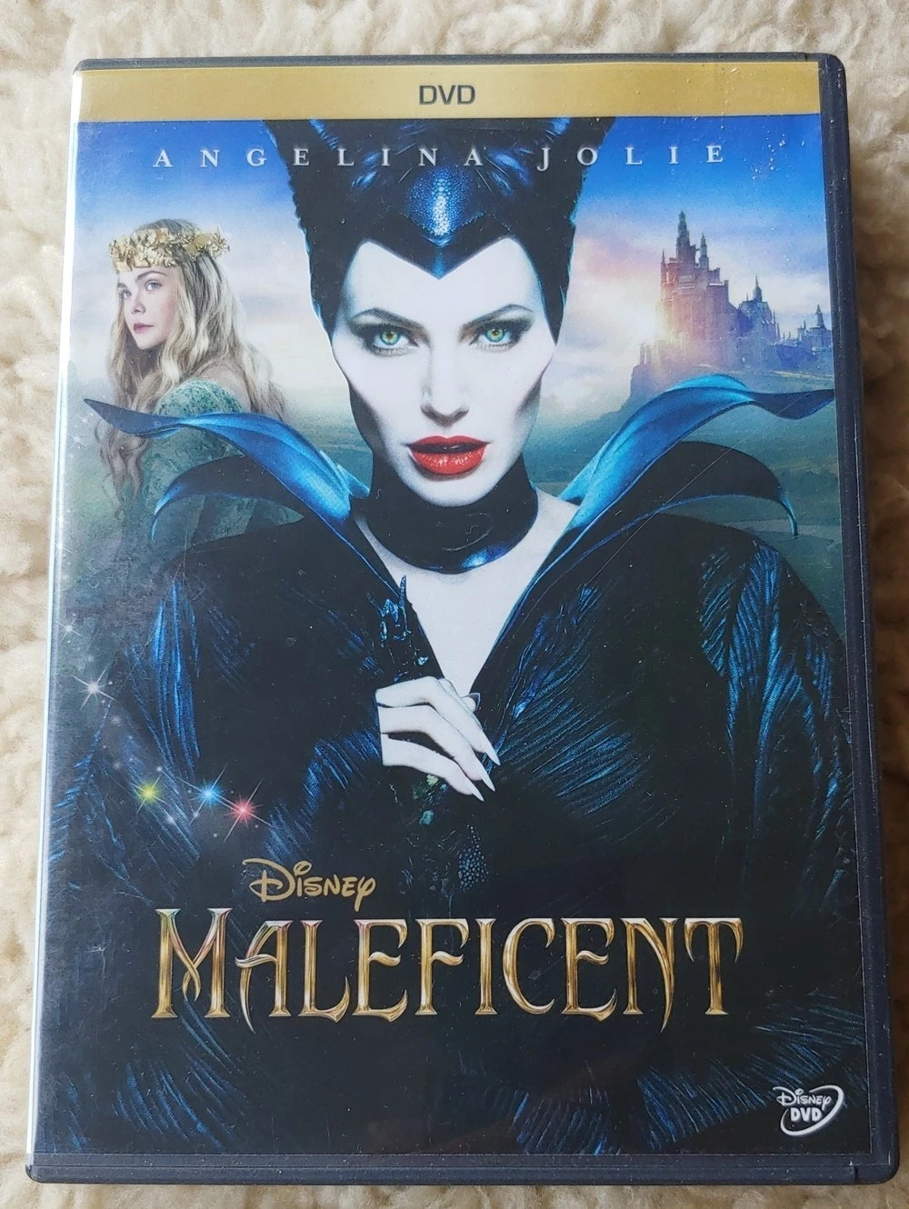Disney Maleficent DVD Movie Blue & Black